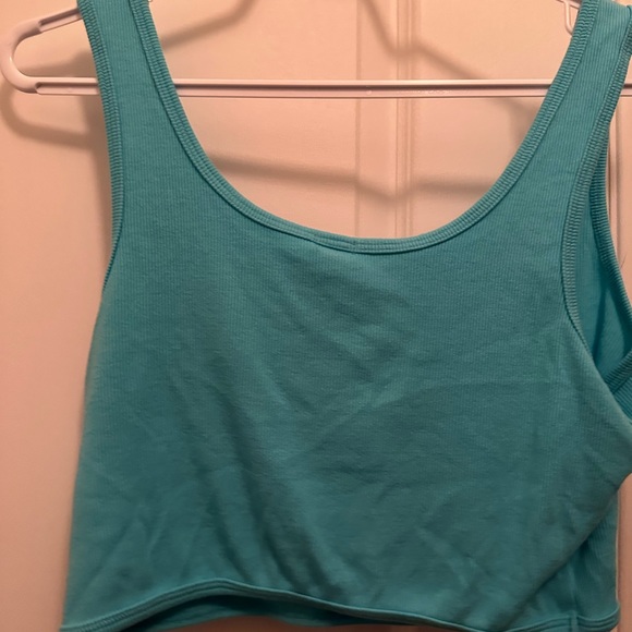 Garage teal crop top - Picture 3 of 3